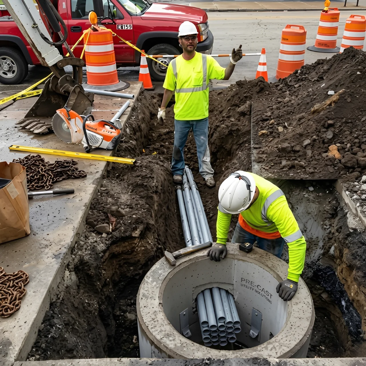 Commercial Site Electrical Trenching