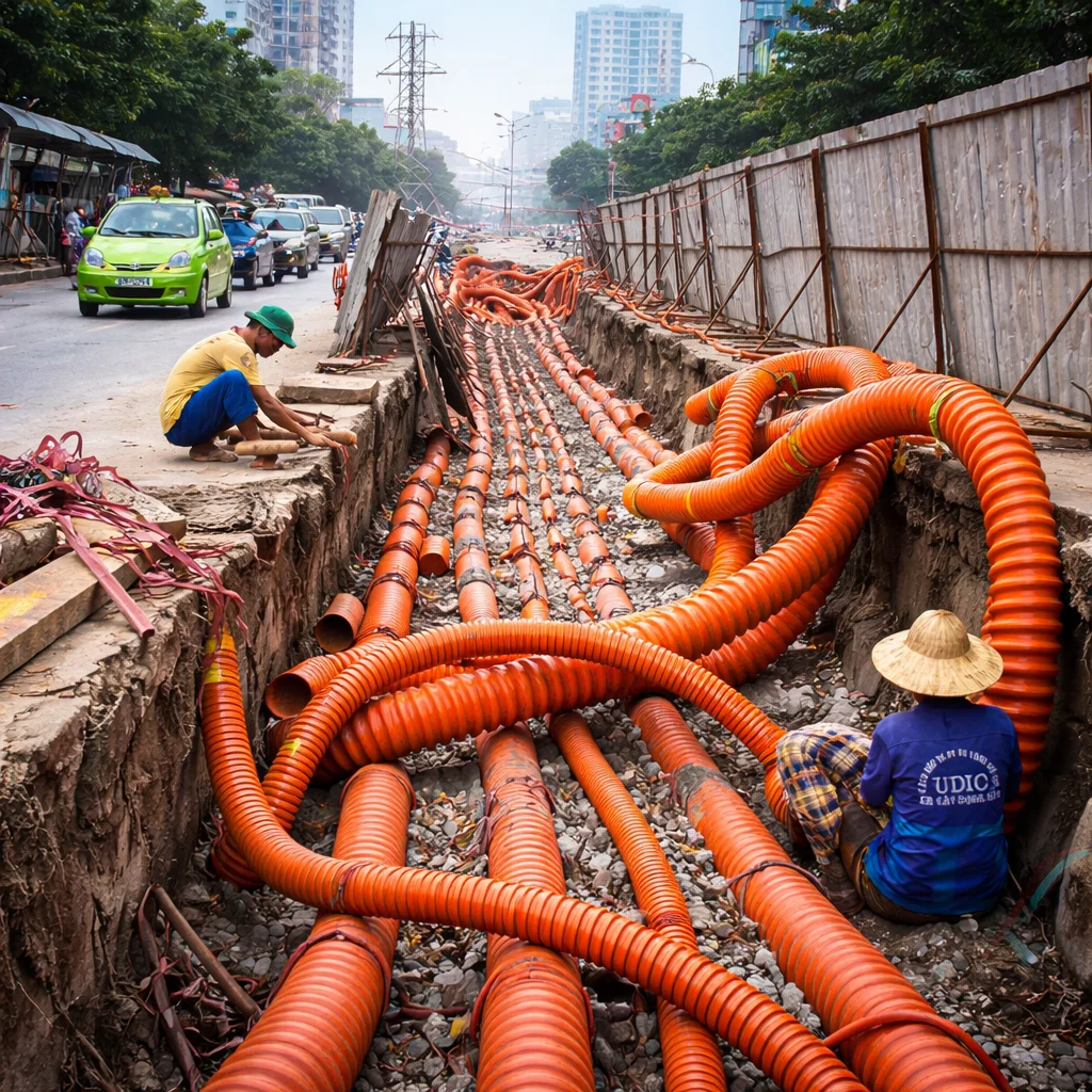 Multi-Line Underground Power
